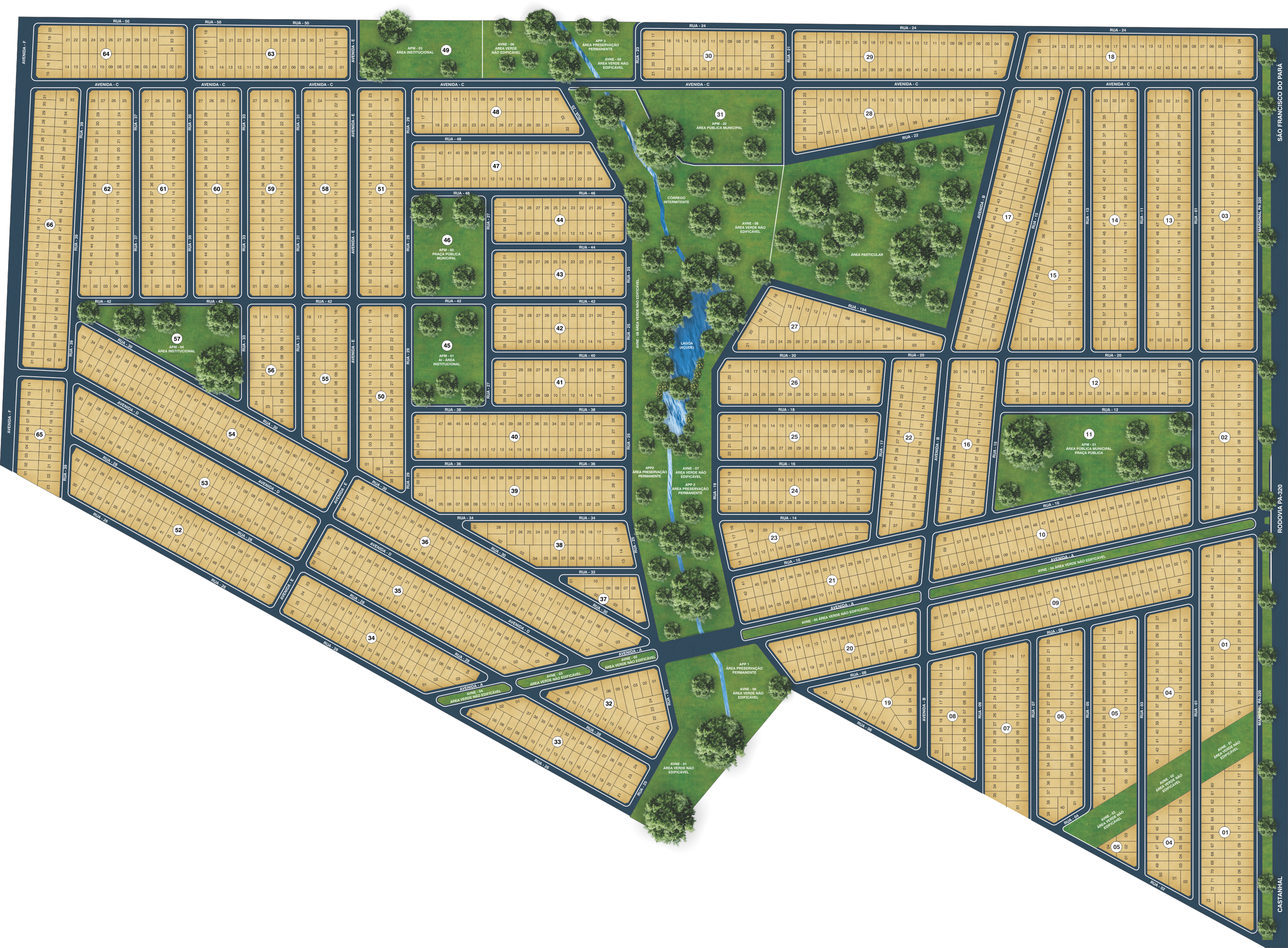 TERRENO-REPASSE-RESIDENCIAL-JARDIM CASTANHAL - CASTANHAL/PA
